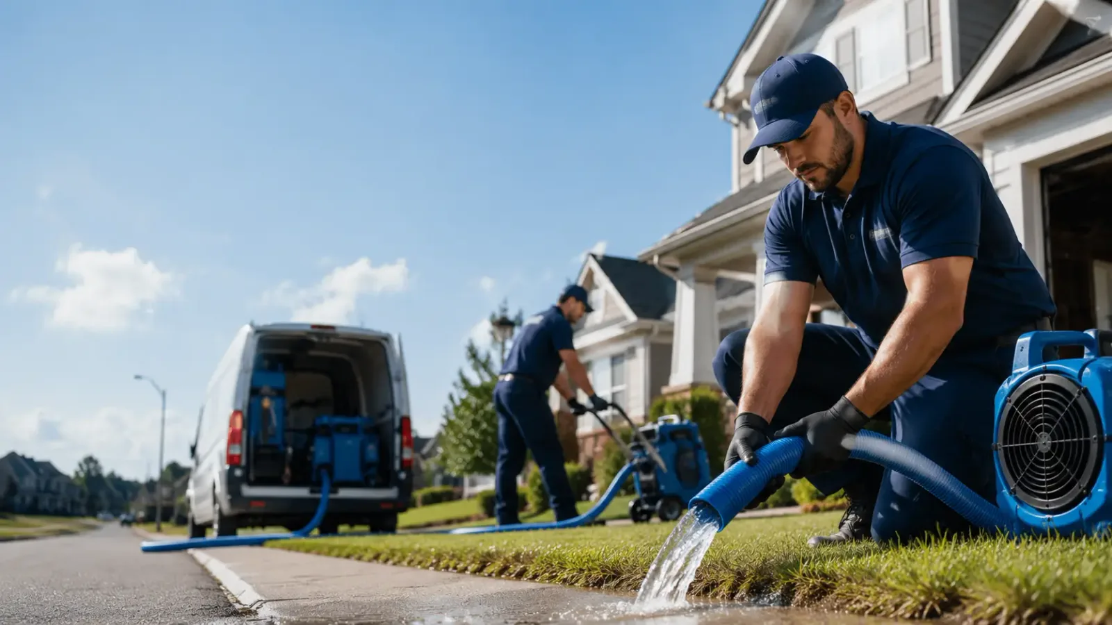 Flood Damage Restoration in State Line, IN